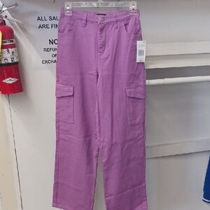 Purple Cargo Pants